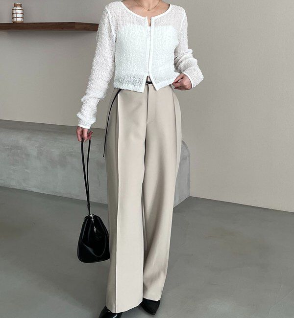  「【mana企画】シャーリングホックブラウス」|シャツ・ブラウス|