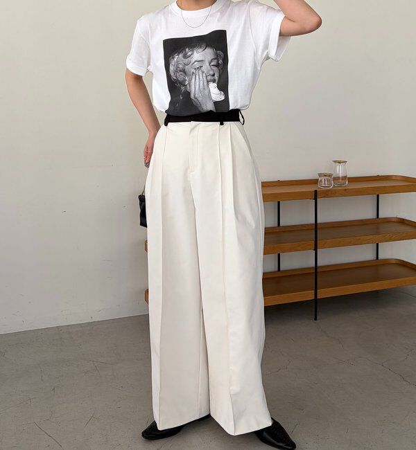  「〈C.L〉バイカラーウエストパンツ」|チノ|