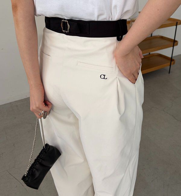  「〈C.L〉バイカラーウエストパンツ」|チノ|