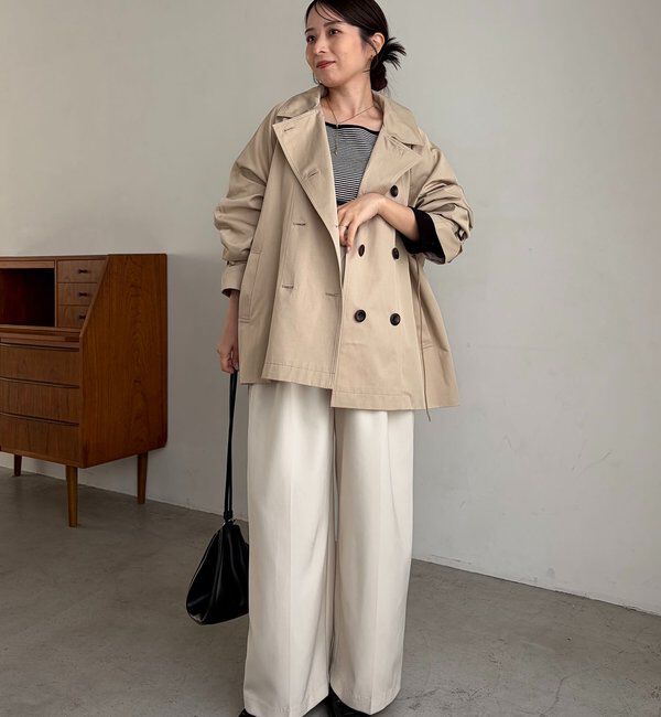  「【サイズ展開あり】バックギャザーコート」|その他|