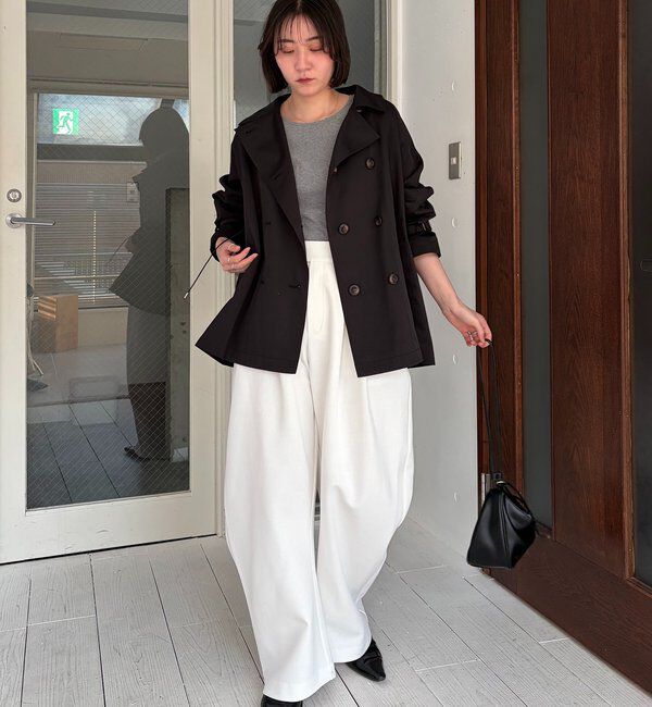  「【サイズ展開あり】バックギャザーコート」|その他|