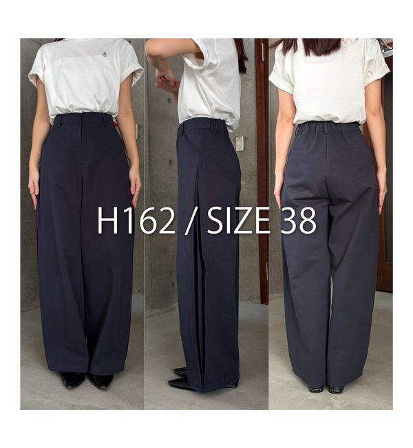  「【低身長サイズあり】サイドタックパンツ」|チノ|