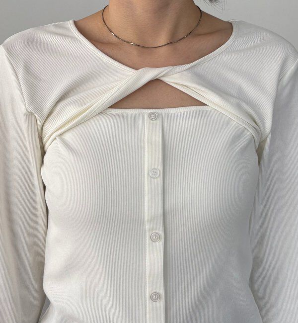  「ツイストネックT」|Tシャツ・カットソー|