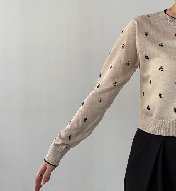  「モノグラムカーディガン」|カーディガン|