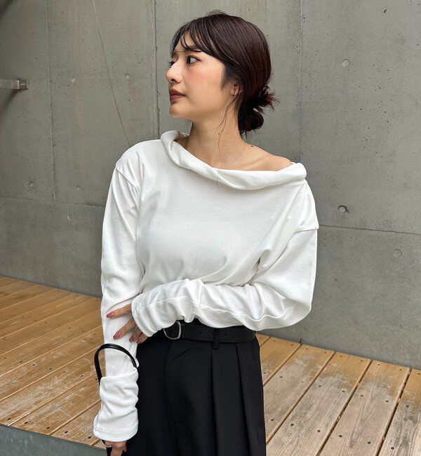  「バルーンネックロンT」|Tシャツ・カットソー|