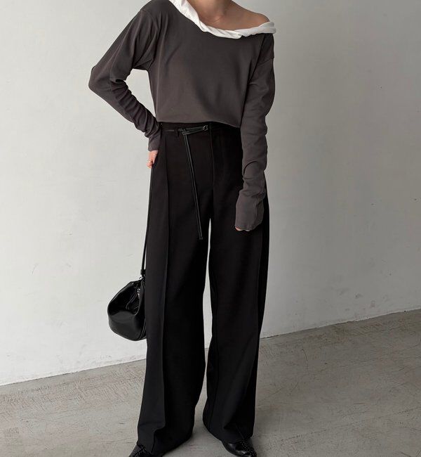  「バルーンネックロンT」|Tシャツ・カットソー|