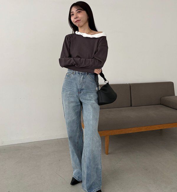  「バルーンネックロンT」|Tシャツ・カットソー|