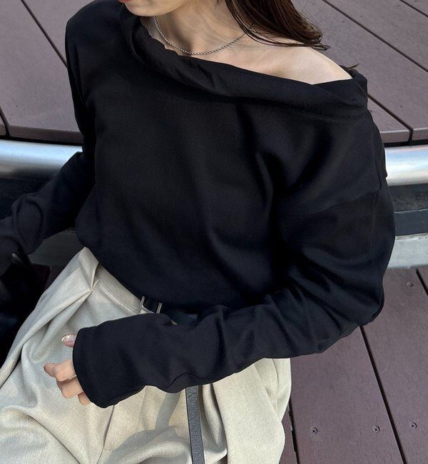  「バルーンネックロンT」|Tシャツ・カットソー|