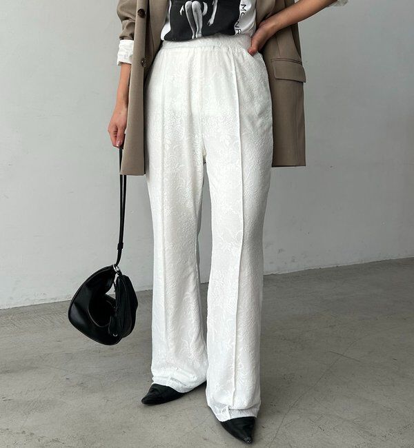  「レースフレアパンツ」|チノ|