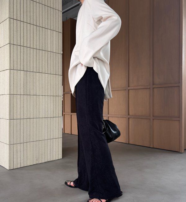  「レースフレアパンツ」|チノ|