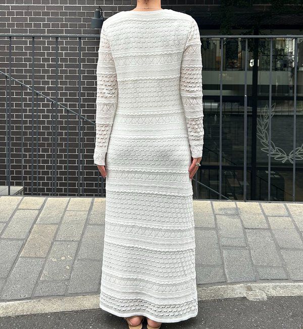  「【安心感のある裏地付き】深Vレースワンピース」|ワンピース|