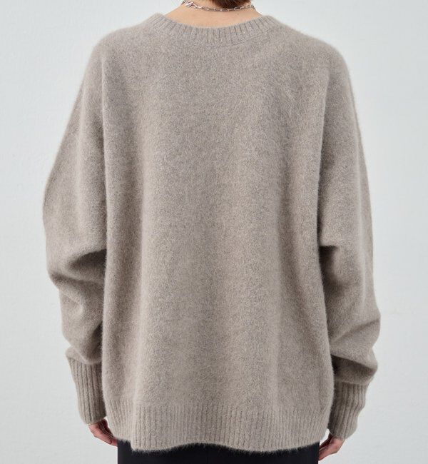  「ファーウールクルーネックニット」|ニット・セーター|