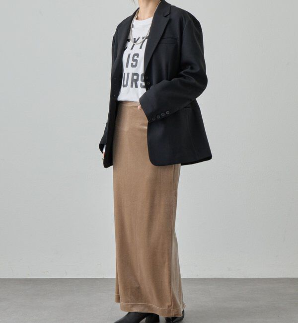  「ベロアタイトスカート」|スカート|