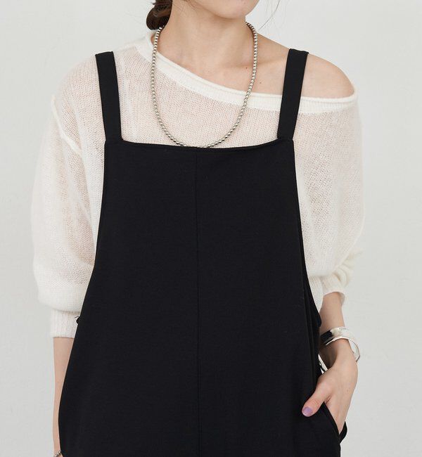  「《インフルエンサー@kanako_ikiコラボ》シアーウールプルオーバー」|ニット・セーター|