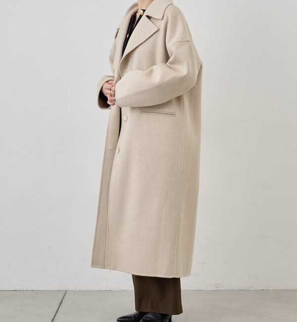  「ビッグカラーリバーロングコート」|その他|