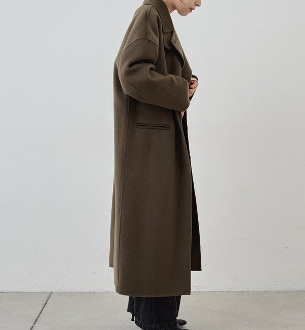  「ビッグカラーリバーロングコート」|その他|