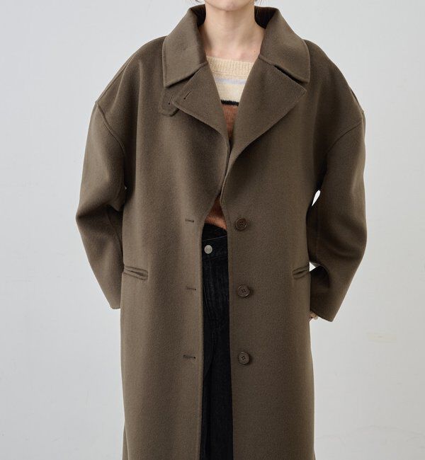  「ビッグカラーリバーロングコート」|その他|