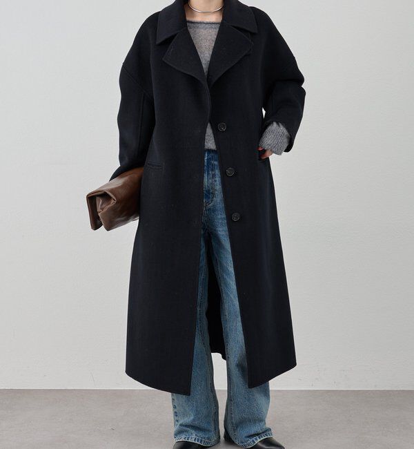  「ビッグカラーリバーロングコート」|その他|