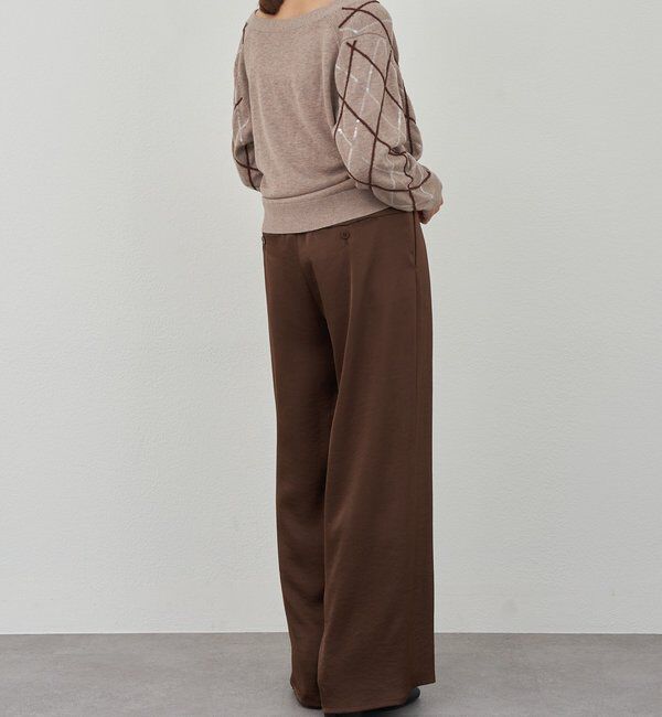  「アーガイルニットカーディガン」|カーディガン|