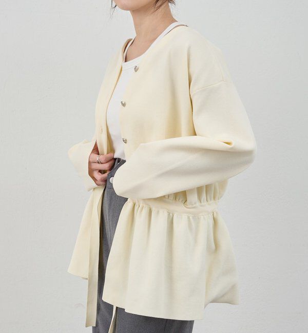  「3WAYペプラムカーディガン」|カーディガン|