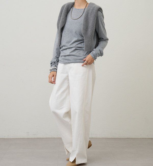  「シアーロングスリーブTEE」|Tシャツ・カットソー|