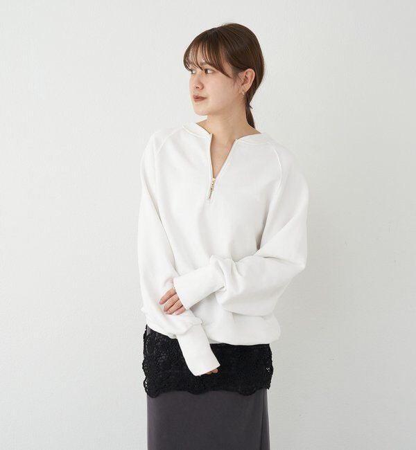  「2WAYジップスウェット」|Tシャツ・カットソー|