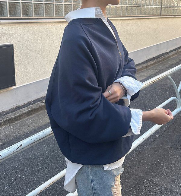  「2WAYジップスウェット」|Tシャツ・カットソー|