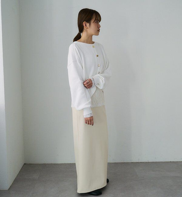  「2WAYラウンドショートプルオーバー」|ニット・セーター|