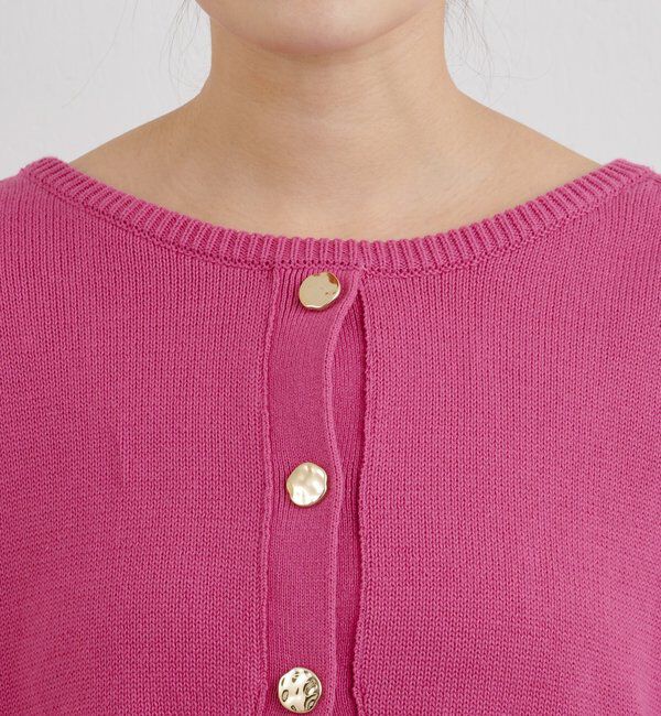  「2WAYラウンドショートプルオーバー」|ニット・セーター|