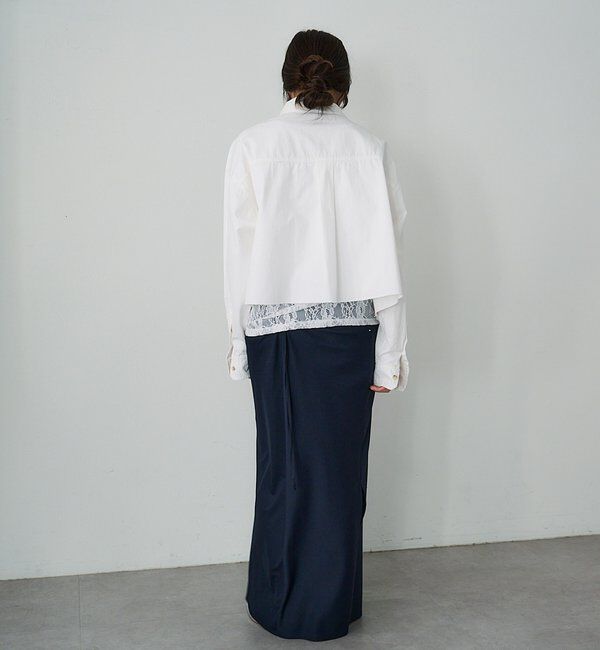  「デニムオーバーショートシャツ」|シャツ・ブラウス|