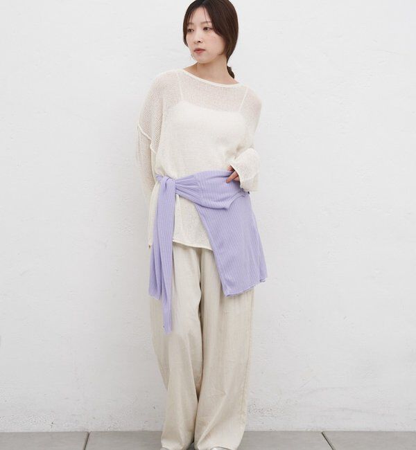  「リネンオーバーニット」|ニット・セーター|