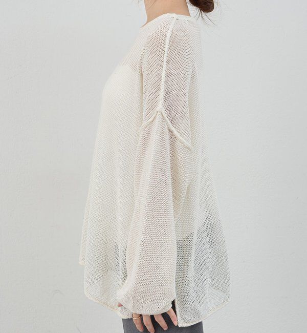  「リネンオーバーニット」|ニット・セーター|
