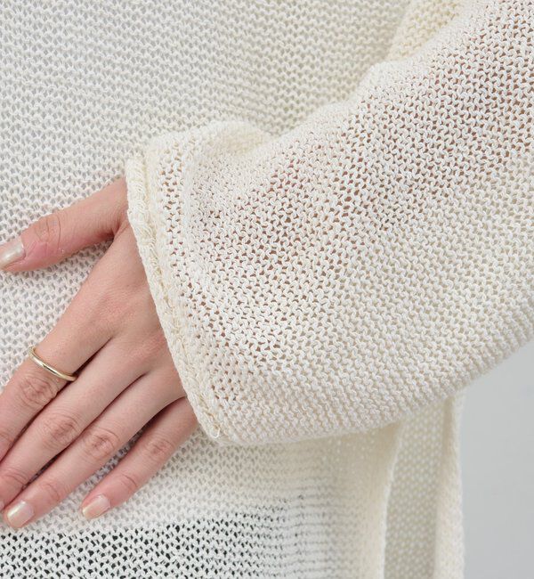  「リネンオーバーニット」|ニット・セーター|