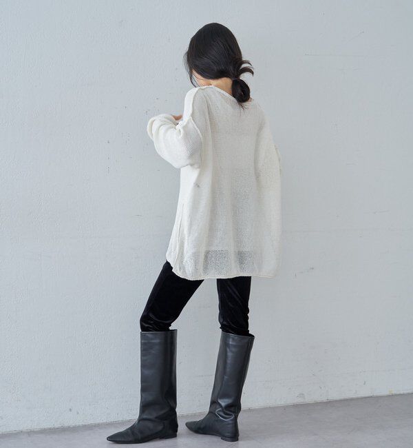  「リネンオーバーニット」|ニット・セーター|