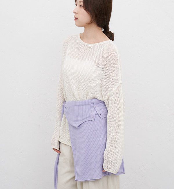 「リネンオーバーニット」|ニット・セーター|