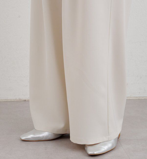  「ウエストデザインパンツ」|チノ|