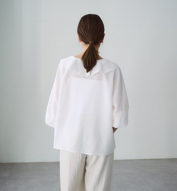  「フリルカラーブラウス」|シャツ・ブラウス|