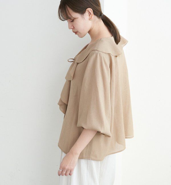  「フリルカラーブラウス」|シャツ・ブラウス|