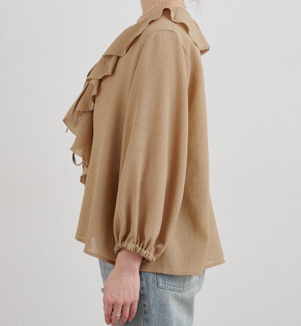  「フリルカラーブラウス」|シャツ・ブラウス|