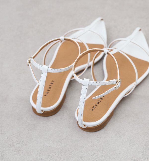  「ポインテッドサンダル」|サンダル|