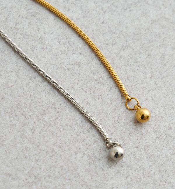  「スネークウェーブネックレス」|ネックレス|