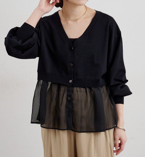  「シアードッキングカーディガン」|カーディガン|