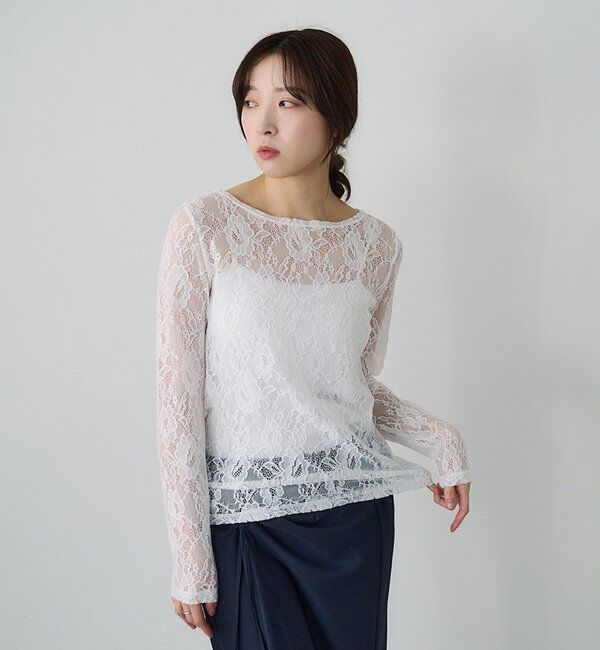  「レースプルオーバー」|Tシャツ・カットソー|