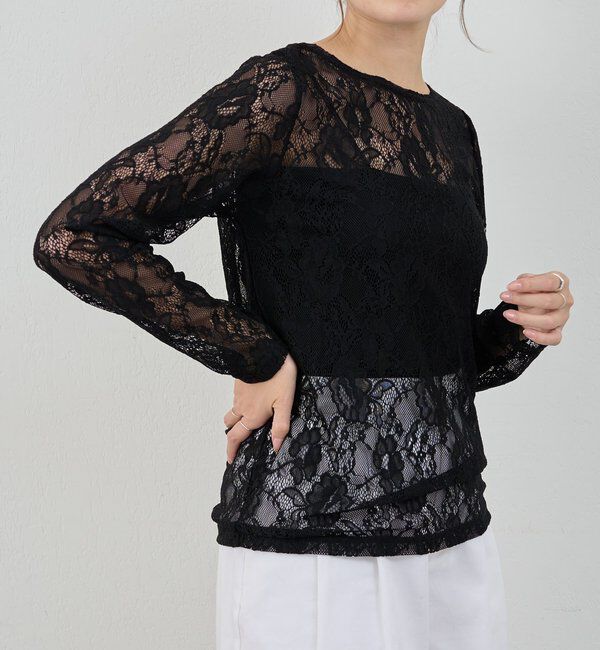  「レースプルオーバー」|Tシャツ・カットソー|