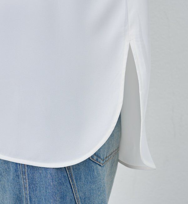  「サイドスリットブラウス」|シャツ・ブラウス|