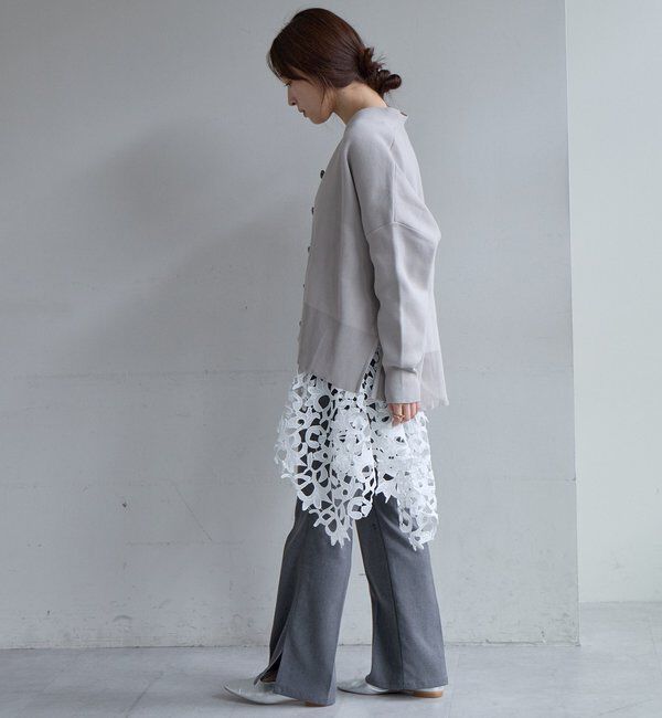  「コットンスムースカーディガン」|カーディガン|