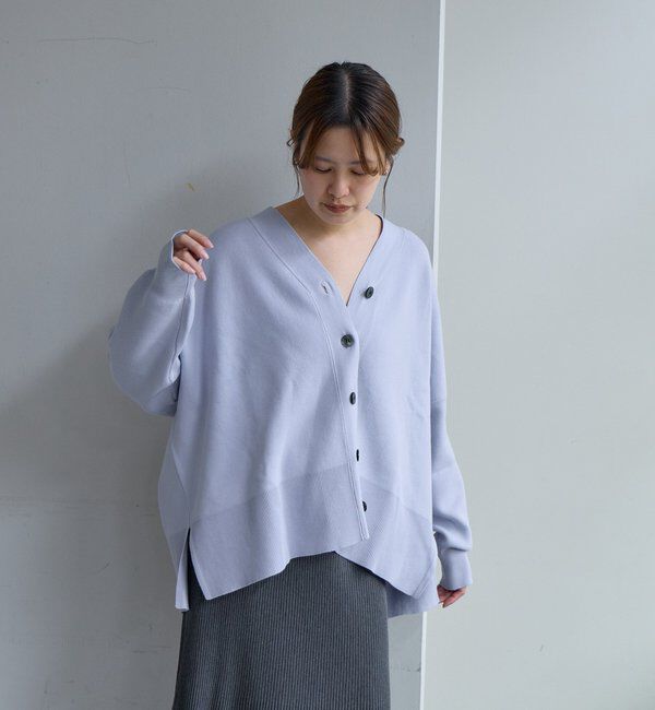  「コットンスムースカーディガン」|カーディガン|