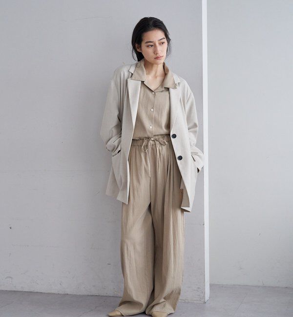  「【26SS予約】リネティオーバージャケット」|テーラードジャケット|