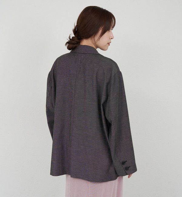  「【26SS予約】リネティオーバージャケット」|テーラードジャケット|