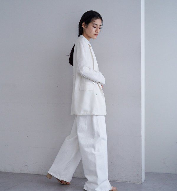  「シアーウォッシャブルジャケット」|テーラードジャケット|